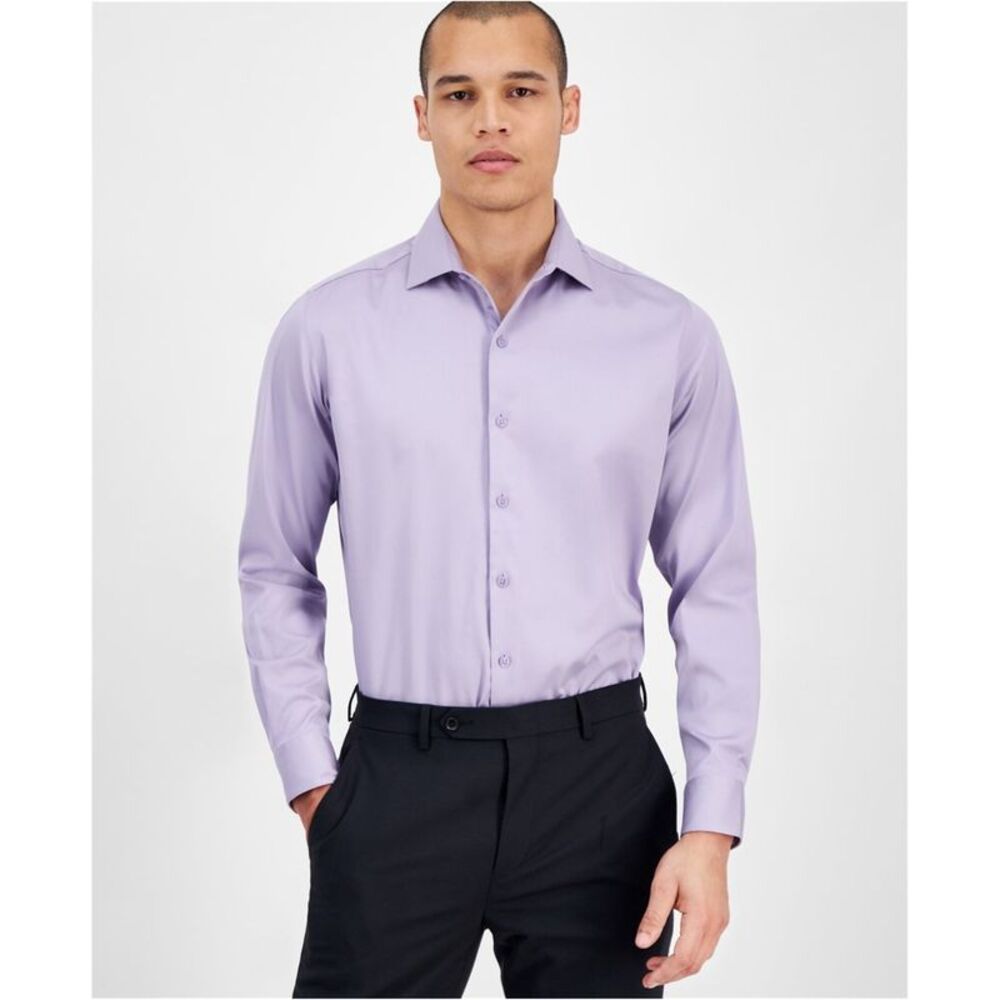 bar III Mens Spread Collar Button Up Shirt, NWT